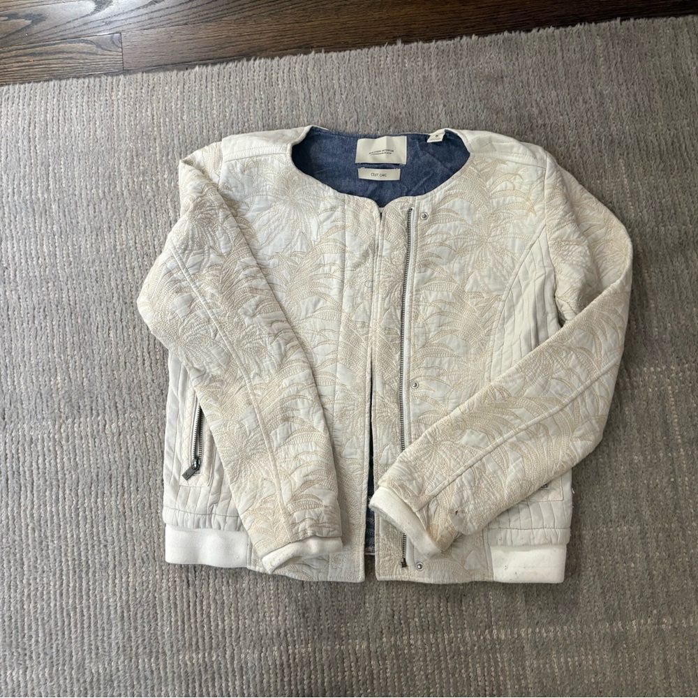 Scotch & Soda Cream Patterned Jacket